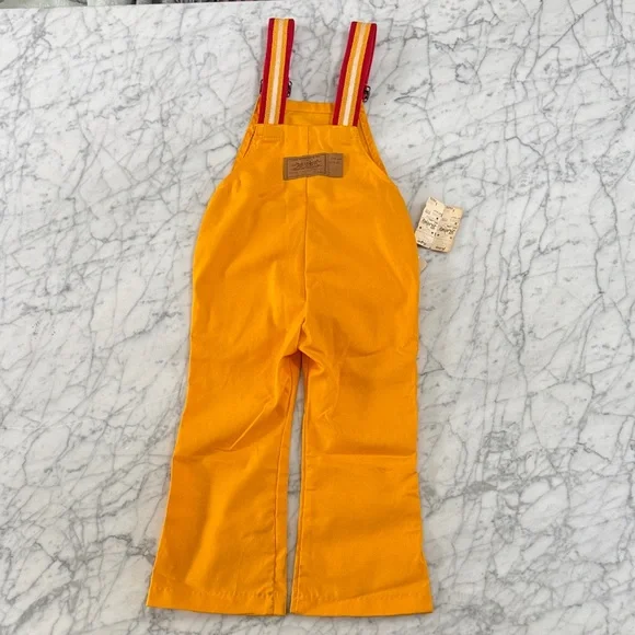 Deadstock NWT Little Levi's Kids Overalls Sz 5T retro 1970s - Picture 4 of 9